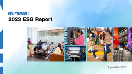 Ingram Micro 2023 ESG Report cover